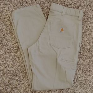 Carhartt Mens relaxed fit khaki pants
